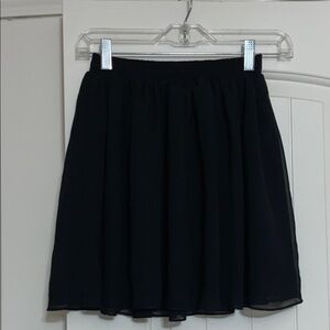 American Apparel Black Skater Skirt